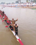 Aisar Khaled Ikut Pacu Jalur di Riau, Tampil dengan Tarian Aura Farming yang Mendunia