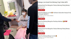 Aksi Live RR Tanpa Bra, Selebgram Viral Aplikasi Mango Gaes