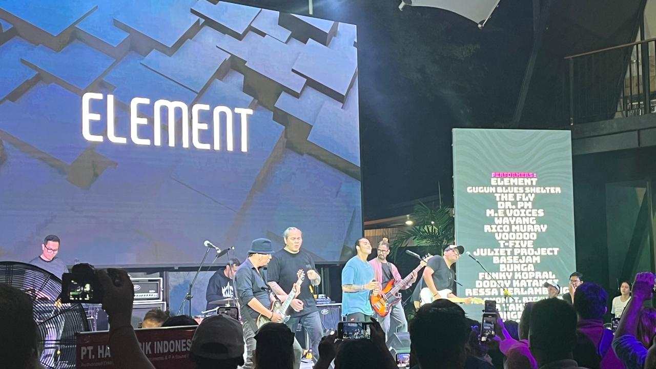 Nostalgia Bareng Element di Konser All You Can Hear Gigs 