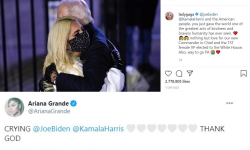 Ariana Grande dan Deretan Seleb Hollywood Ucapkan Selamat Joe Biden, Terharu Gaes