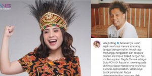 Arie Kriting Tak Setuju Nagita Slavina Jadi Duta PON XX Papua, Menimbulkan Cultural Appropriation