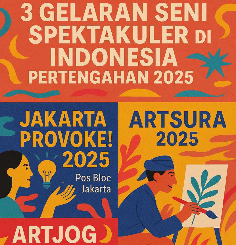 3 Gelaran Seni Spektakuler Pertengahan 2025: Dari Jakarta, Jogja hingga Surakarta