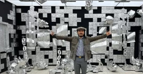 Terinspirasi Cerita Habil-Qabil, Seniman Ini Hadirkan Karya Instalasi Aluminium di ARTJOG 2024