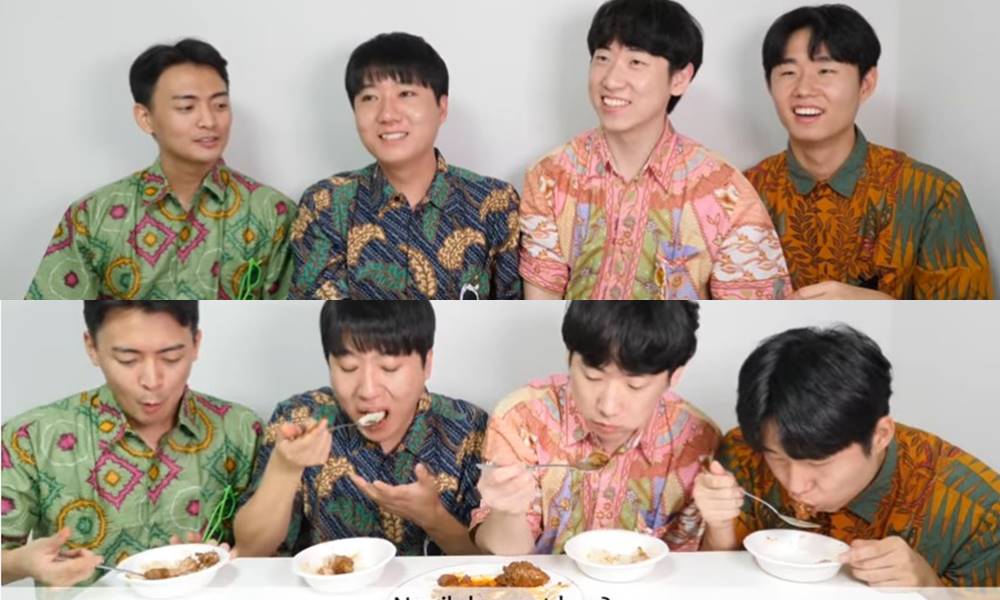 Begini Reaksi Orang Korea saat Makan Rendang Pertama Kali, Hari Jisun Sampai Bingung Gaes