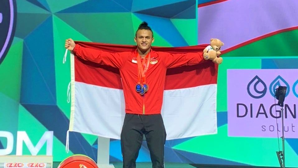 Biodata Rizki Juniansyah Lengkap Agama dan Umur, Atlet Angkat Besi yang Raih 3 Medali Emas di Kejuaraan Dunia IWF 2021