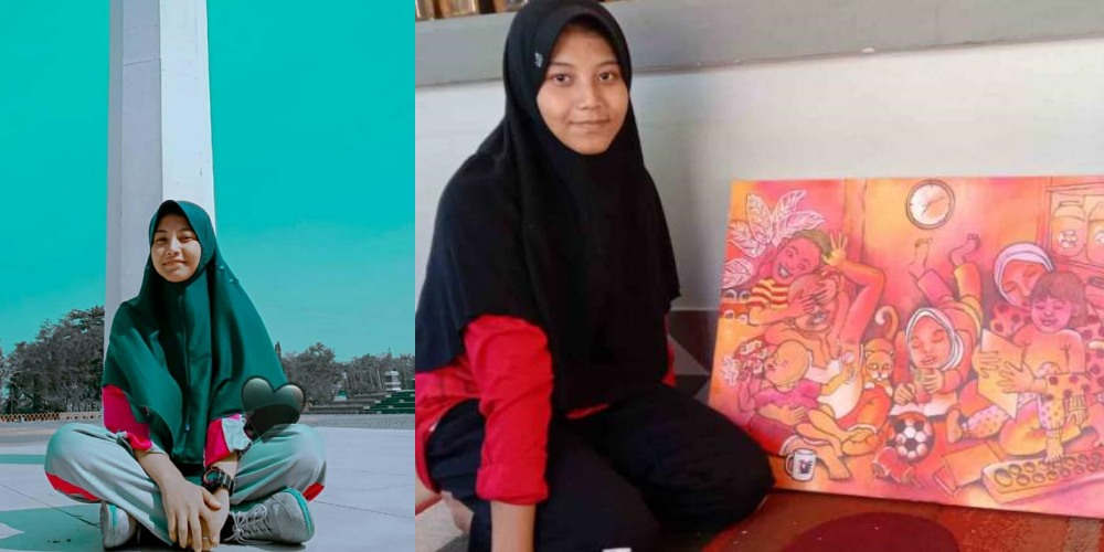 Biodata Siti Nurfadilah Lengkap Agama dan Umur, Siswi SLB yang Wakili Sukabumi dalam Lomba Lukis