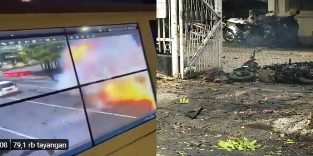 Ini Link Video Bom Katedral Makassar, Identitas Pelaku Diburu Netizen Twitter
