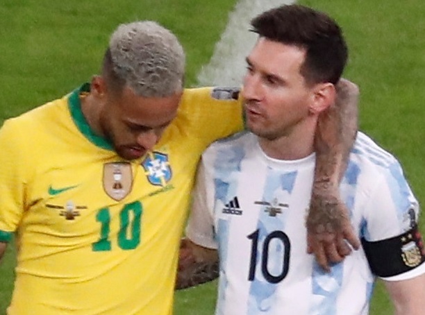 Messi Tutup Perjalanan Bersama Argentina, Neymar Tulis Pesan untuk Sang Sahabat