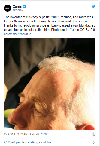 5 Fakta Larry Tesler, Pria Berjasa Penemu “Cut-Copy-Paste”