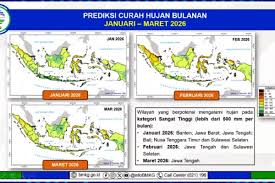 BMKG Prediksi Hujan Lebat di Sejumlah Wilayah Selama Sepekan