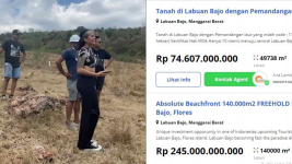 Daftar Harga Tanah di Labuan Bajo NTT yang Dibeli Awkarin, Ternyata Ngeri Gaes!
