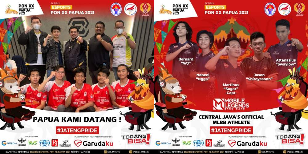 Daftar Pemain Mobile Legends Jawa Tengah di PON XX Papua 2021, Lengkap Biodata dan Profil