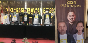 Menuju 2024, Relawan Barisan Erick Thohir Deklarasikan Dukungan se-Kalimantan Gaes!