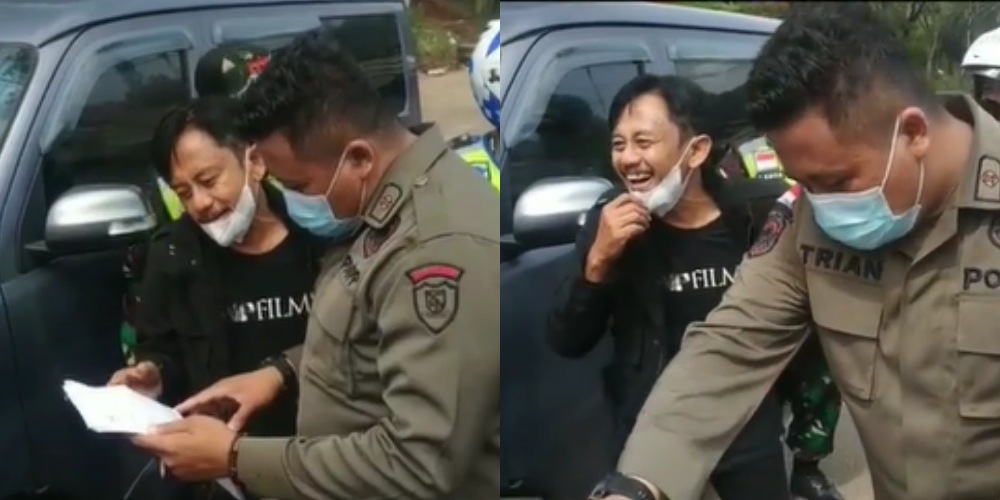 Diperiksa Polisi di Pos Penyekatan, Sikap Sopan Epy Kusnandar Tuai Pujian Netizen Gaes