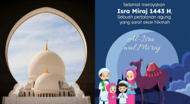 Download Gambar dan GIF Ucapan Isra Miraj 2022, Cocok Untuk Sticker WA dan Facebook