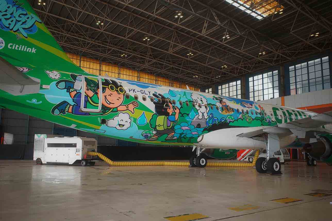 Kolaborasi Kreatif GULA bersama Citilink x AQUA, Dari Ilustrasi ke Langit Indonesia 