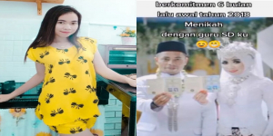 Fakta dan Profil Enji Monica, TikToker Viral Menikah dengan Guru SD