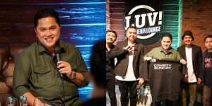Erick Thohir Bersama Comedy Sunday Hibur Warga Surabaya, Suarakan Pentingnya Manfaatkan Tekonologi Digital Bagi Pemuda