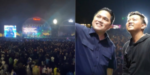 Festival Ulang Tahun Telkomsel, Erick Thohir Tampil Nyanyi Denny Caknan Gaes!