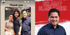 Ulang Tahun Ke-52, Erick Thohir Banjir Doa dari Sejumlah Tokoh hingga Netizen