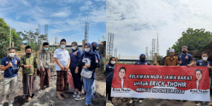Kegiatan Relawan Muda Jawa Barat Gelar Aksi Simpatik, Menuju Erick Thohir 2024 Gaes!