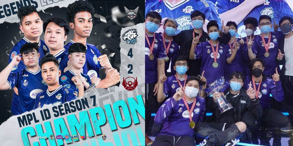 EVOS Legends Jadi Juara MPL Indonesia Season 7, Berhasil Kalahkan BTR 4-2 Gaes! 