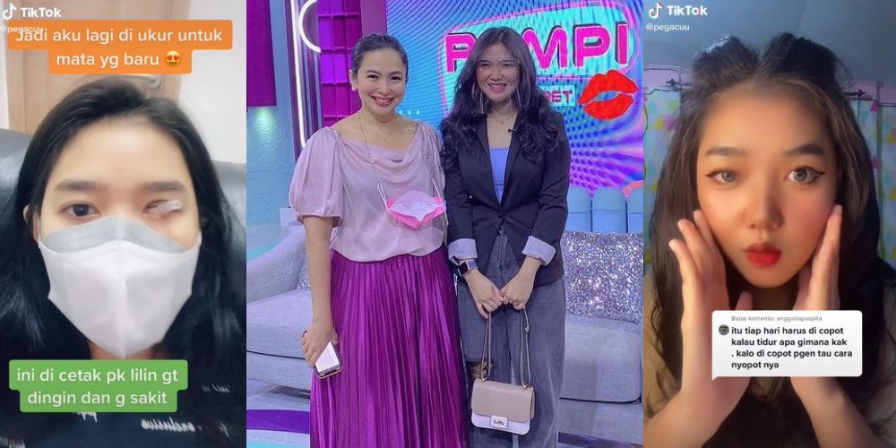 Fakta dan Profil Maya aka Pegacuu, TikToker Cantik Viral Ungkap Alasan Gunakan Mata Palsu