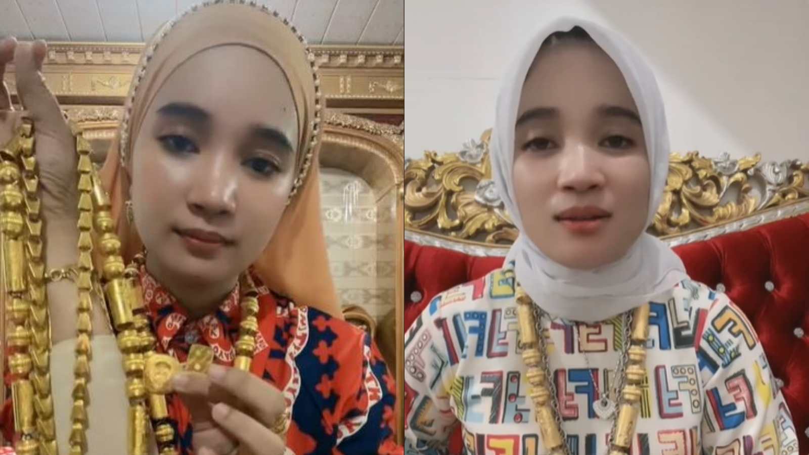 Fakta dan Profil Raesha Mas, TikToker asal Palembang yang Viral Pamer Perhiasan Emas