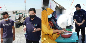 Fakta-fakta Menteri BUMN Erick Thohir Blusukan ke Kampung Nelayan di Surabaya: Ngobrol dan Beri Solusi