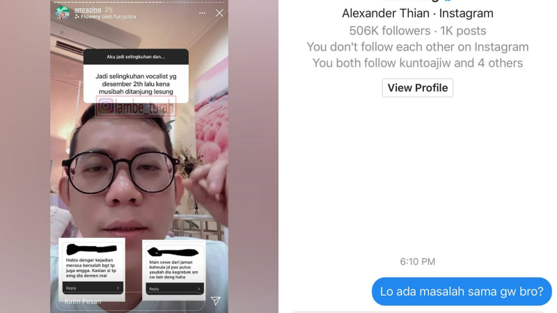 Fakta Lengkap Viral Sosok Selingkuhan Ifan Seventeen di IG Alexander Thian, Simak Nih~