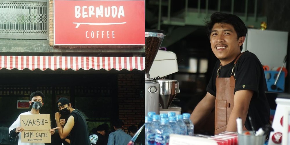 Fakta Unik Bermuda Coffee, Kedai Ini Kasih Kopi Gratis Setelah Vaksin