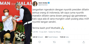 Fakta Viral Dokter Abdul Muthalib Gemetar saat Suntik Jokowi, Diapresiasi Netizen Twitter 