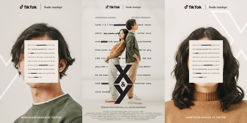 Sinopsis dan Trailer X&Y, Film Vertikal dari TikTok, Lengkap Daftar Pemainnya