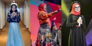 10 Foto OOTD Ria Ricis dengan Hijab Stylish, Bisa Ditiru Nih