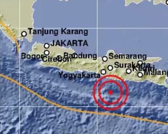 Pacitan Diguncang Gempa 5,8 Magnitudo, Terasa Hingga Yogyakarta