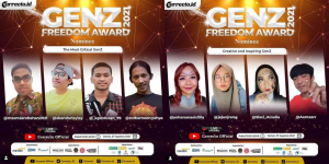 Daftar Nominasi dan Jadwal Tayang Acara Puncak Gen Z Freedom Award 2021 oleh CORRECTO.ID