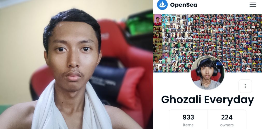Viral Sosok Ghozali Ghozalu, Jual Ratusan Selfie Selama 5 Tahun Sebagai NFT  di OpenSea