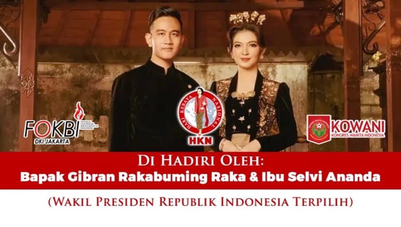 Gibran Rakabuming dan Selvi Ananda Siap Meriahkan Parade Jalan Santai Berkebaya Nasional