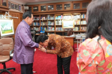 Gibran Rakabuming Raka Hadiri Ulang Tahun ke-76 SBY di Cikeas