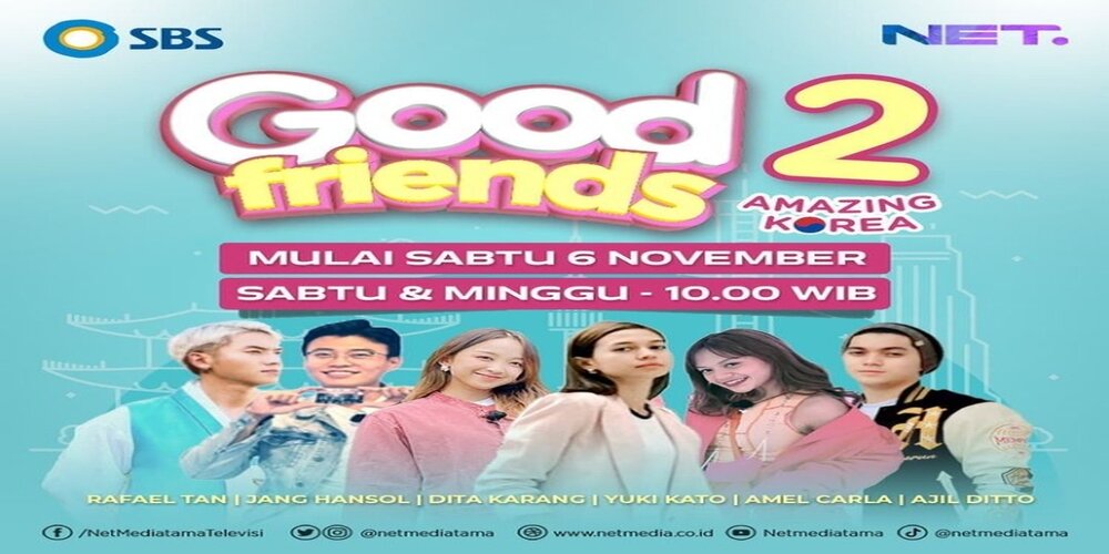 Biodata dan Profil Lengkap Host Good Friends 2 NET TV, Ada Dita Karang dan Rafael Tan
