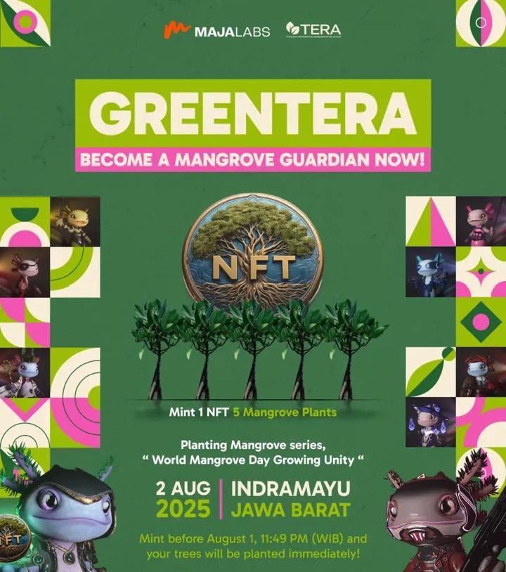 Greentera: Majalabs dan ABL Akan Tanam Mangrove Lewat NFT di Indramayu
