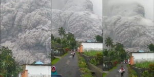 Gunung Semeru Erupsi, Viral Video Detik-detik Warga Selamatkan Diri dari Hujan Abu