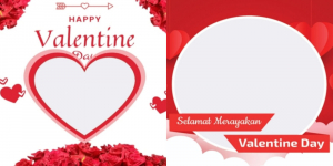 15 Link Download Twibbon Bingkai Valentine 2022, Tanpa Aplikasi Lengkap Tutorial Untuk Profil WA dan Facebook