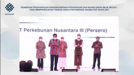 Pekerjakan Penyandang Disabilitas, Holding Perkebunan Nusantara PTPN III Raih Penghargaan dari Kemenaker
