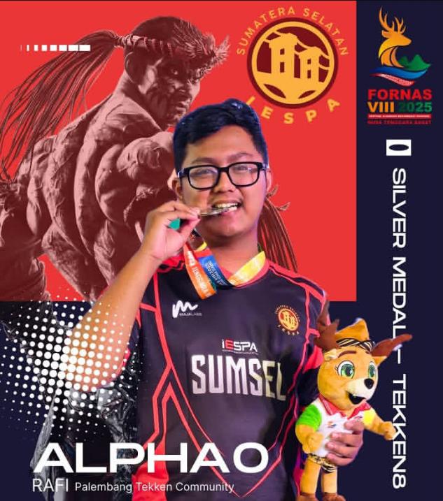 Atlet Esports Palembang Harumkan Sumsel, Raih Medali Perak di FORNAS VIII NTB