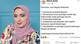 Ini Postingan Rahma Sarita Hina Pancasila, Dipecat Pimpinan MPR Lestari Moerdijat