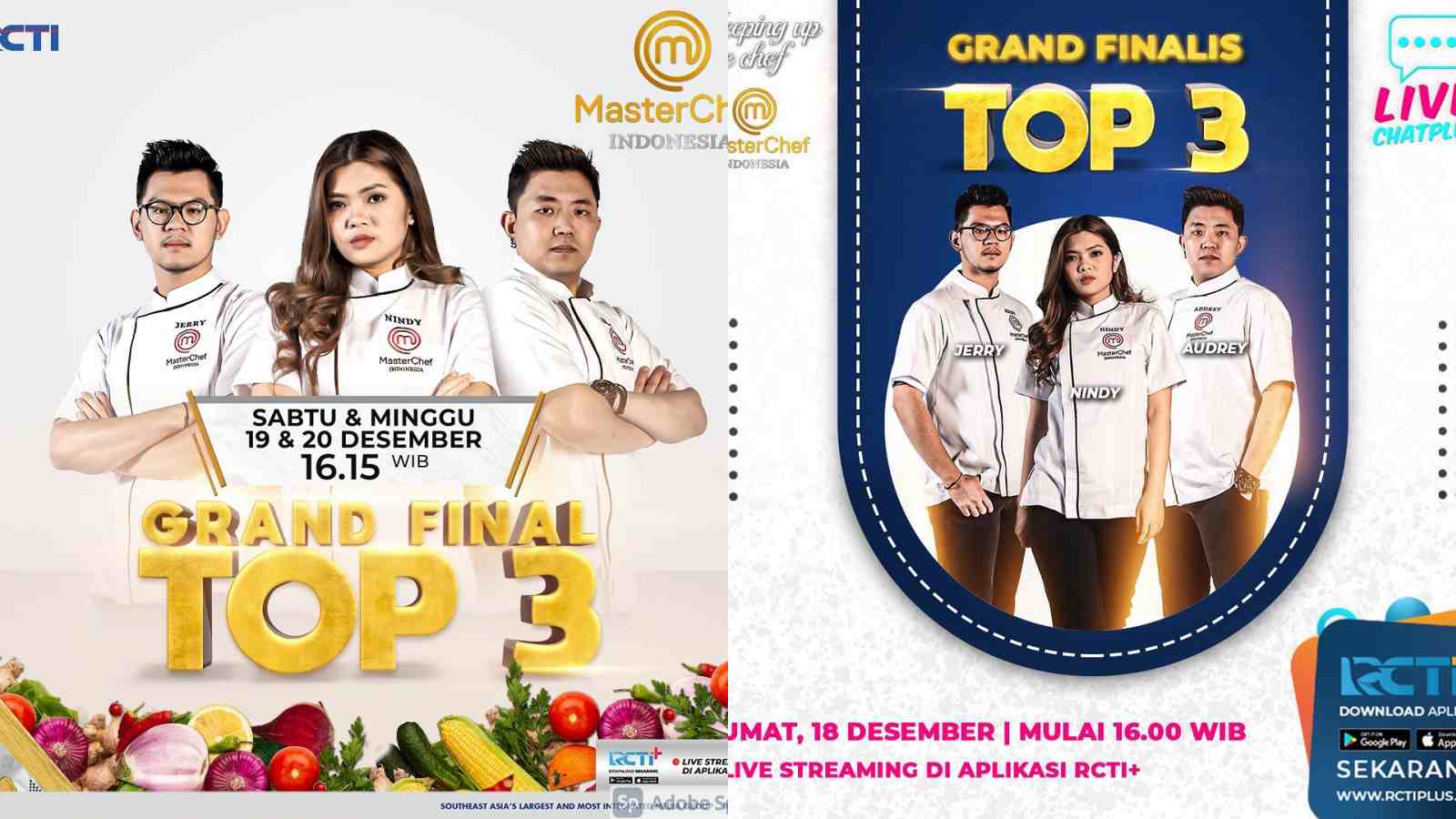 Ini Top 2 Masterchef Indonesia 2020, Jadi Grand Final Top 3 Gaes