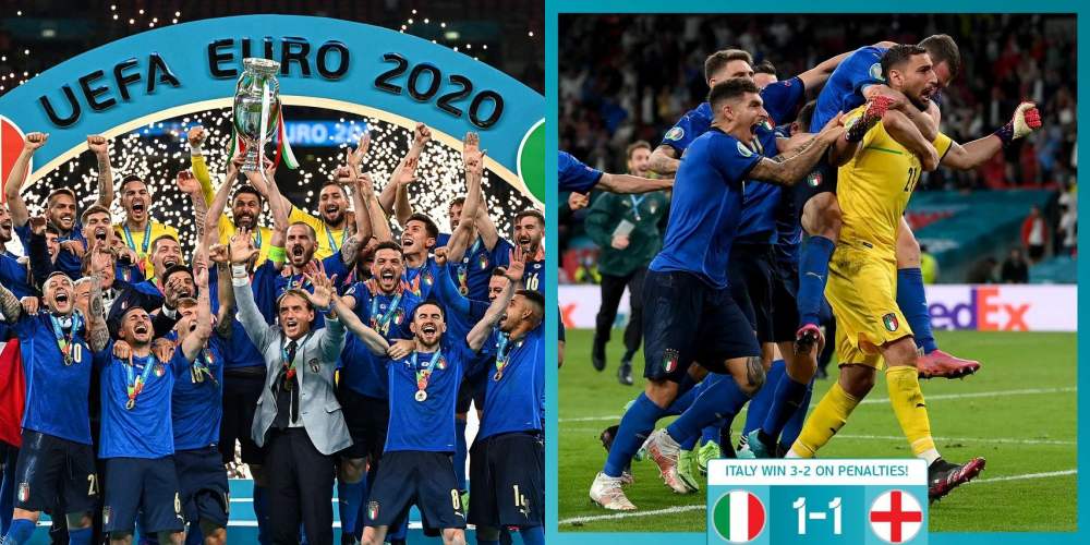 Italia Berhasil Pecundangi Inggris dan Bawa Pulang Piala Euro 2020