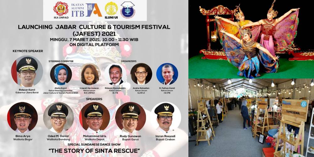 Ikatan Alumni UNPAD, ITB UI dan IPB Rilis Jabar Culture and Tourism Festival 2021, Hadirkan Digital Expo Kreatif untuk UMKM dan Start-Up