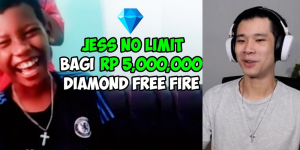 Jess No Limit Bagi-bagi Rp5 Juta Diamond FREE FIRE ke Bocil di OME TV Gaes! Siapa yang yang Dapat?